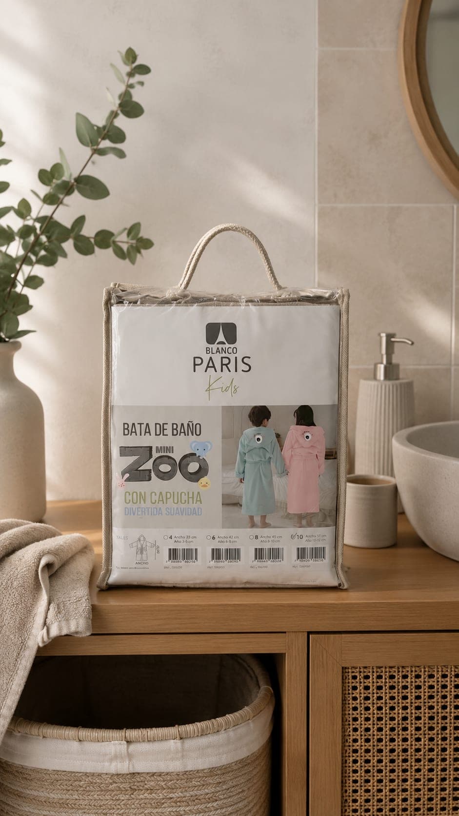 Bata de baño "Mini Zoo"